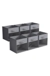 Sorbus 6-pack Window Storage Cubes In Gray