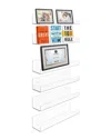 Sorbus 6pc Acrylic Floating Shelf