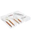 Sorbus 6pc Clear Kitchen Drawer Organizer Set In Clear