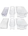 Sorbus 6pc Refrigerator Organizer Bins