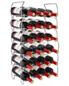 Sorbus 6-tier 24 Bottle Stackable Wine Rack In Silver