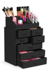 Sorbus 7-drawer Makeup Organizer Case In Black
