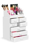 Sorbus 7-drawer Makeup Organizer Case In White