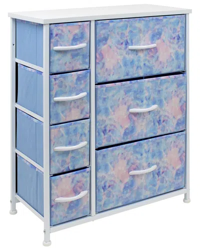 Sorbus 7drawer Chest Dresser In Blue