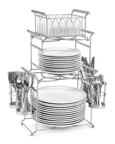 SORBUS SORBUS 7PC STACKABLE BUFFET CADDY SET