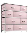 Sorbus 8-drawer Chest Dresser In Pink