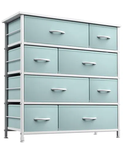 Sorbus 8-drawer Chest Dresser In Blue
