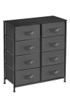Sorbus 8-drawer Dresser In Black