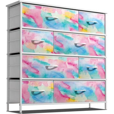 Sorbus 8 Drawer Wide Dresser In Blue