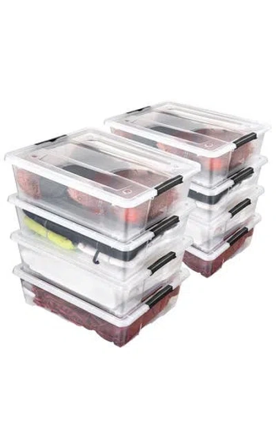 Sorbus 8-pack 40-quart Underbed Storage Bins In White