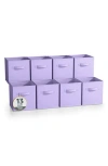 Sorbus 8-pack Collapsible Storage Cube In Pastel Purple