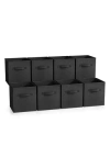 Sorbus 8-pack Collapsible Storage Cubes In Black