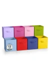 Sorbus 8-piece Foldable Cube Bins In Deep Rainbow