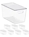 Sorbus 8-pack Xl Stackable Storage Containers