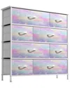 Sorbus 9-drawer Chest Dresser In Pink