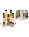 Sorbus 9in Lazy Susan Organizer 2-pack