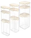 Sorbus 9-pack Variety Stackable Food Storage Containers In Neutral