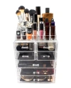 SORBUS SORBUS ACRYLIC COSMETIC & MAKEUP STORAGE CASE