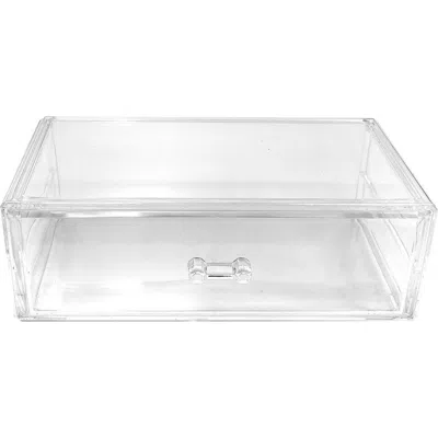 Sorbus Acrylic Cosmetics, Makeup, And Jewelry Storage Case In Blue