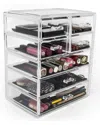 Sorbus Acrylic Cosmetics Makeup & Jewelry Storage Case Display