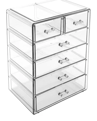Sorbus Acrylic Storage Case In Transparent