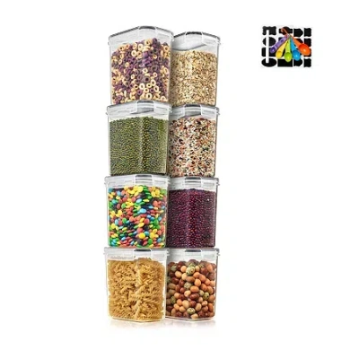 Sorbus Airtight Containers With Locking Lids In Transparent