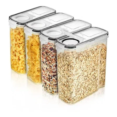 Sorbus Airtight Dispensers 4-pc. Food Dispenser In Transparent