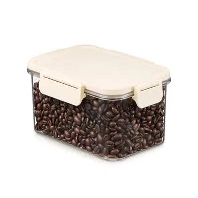 Sorbus Airtight Food Storage Container- Clear Stackable Pantry Canister With Secure Lid For Rice, Cereal, F In Standard Rectangle