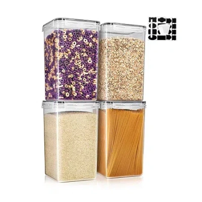 Sorbus Airtight Storage 8-pc. Food Container In Transparent