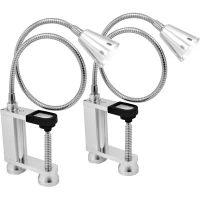 Sorbus Bbq Grill Lights Magnetic Base Super-bright 12 Led Lights-360 Degree Flexible 22 Inch Gooseneck In Silver