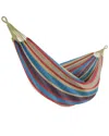 Sorbus Brazilian Double Hammock Multi Color In Blue