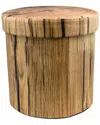 Sorbus Brown Storage Ottoman With Lid Cover