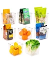 Sorbus Clear Storage Bins With Handles (small, 8-pack)
