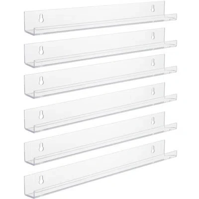 Sorbus Clear Organizer Shelf 6 Pack