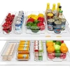 Sorbus Clear Plastic 8-pc. Storage Bin In Transparent
