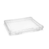 Sorbus Clear Slim Stackable Project Case 1 Pack In Clear