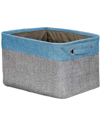 Sorbus Collapsible Fabric Basket With Handles In Gray