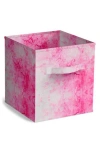 Sorbus Collapsible Storage Cube In Pink