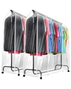 Sorbus Cover For Garment Rack 2 Pack- 6 Ft Transpa