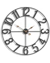 Sorbus Decorative 16in Numeral Wall Clock In Black
