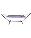 Sorbus Double Hammock With Stand In Red