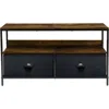 Sorbus Dresser Drawer Tv Stand In Barn Wood