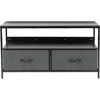 Sorbus Dresser Drawer Tv Stand In Black