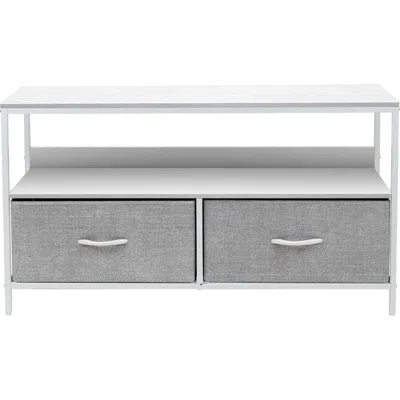 Sorbus Dresser Drawer Tv Stand In White