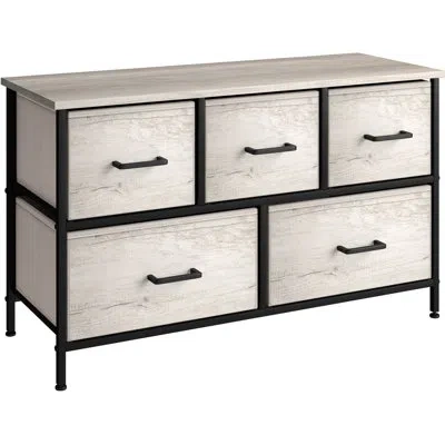 Sorbus Dressers For Bedroom With 5 Drawers, Chest Of Drawers For Bedroom In Greige