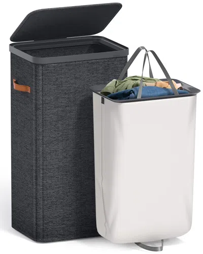 Sorbus Fabric Laundry Hamper In Multi