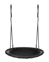 Sorbus Fabric Spinner Swing In Black