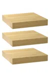 Sorbus Floating Shelves In Maple
