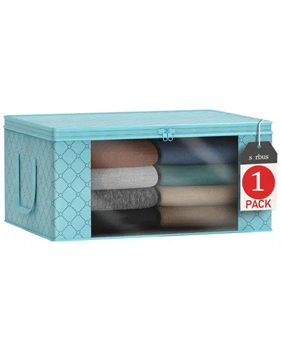 SORBUS SORBUS FOLDABLE STORAGE ORGANIZER BAG WITH WINDOW & HANDLES