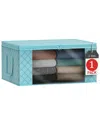 Sorbus Storage Bin In Aqua